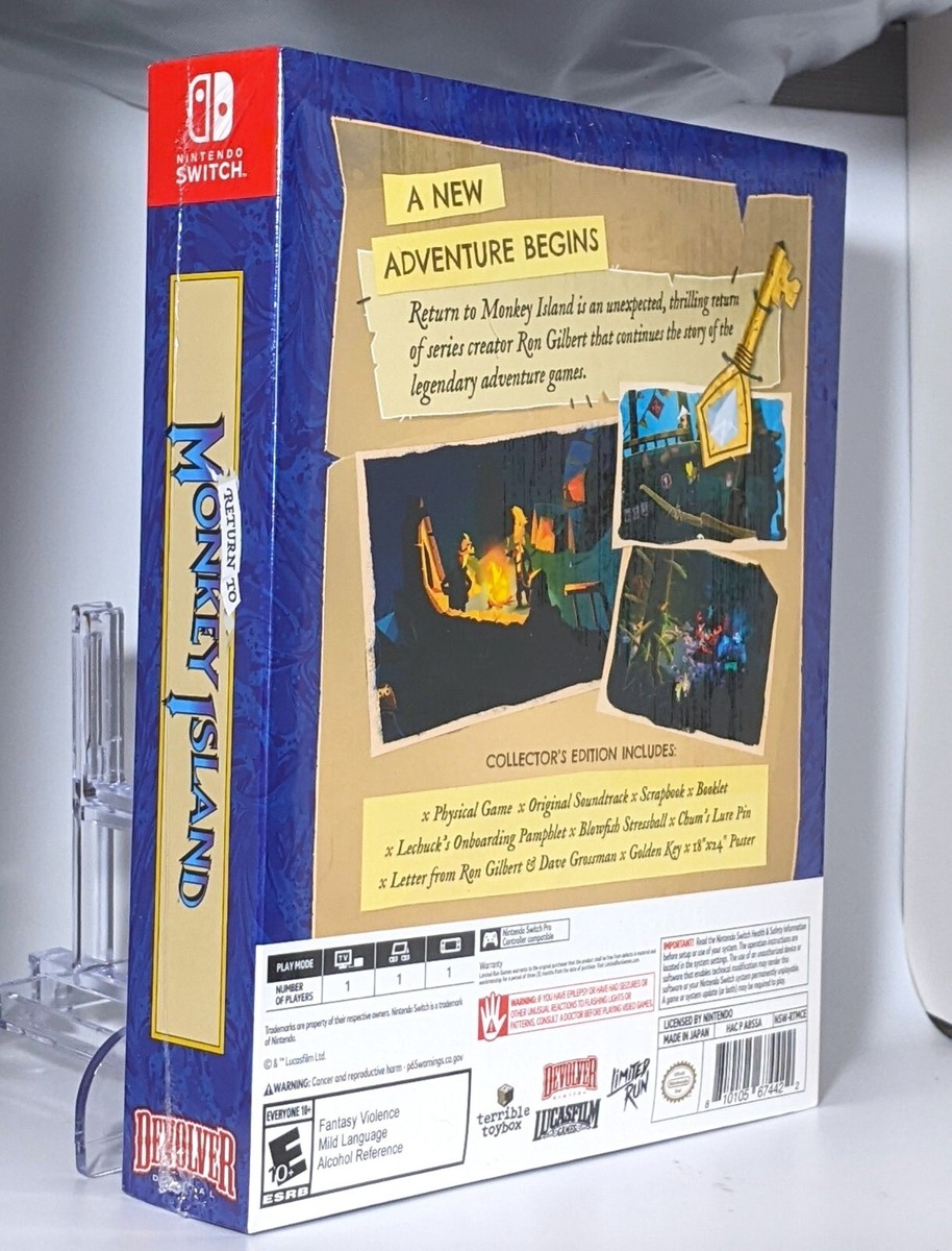 NINTENDO SWITCH Return to Monkey Island COLLECTOR'S EDITION