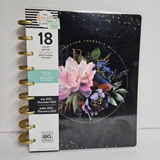 Happy Planner Surround Yourself with Beauty Classic Vertical 18 Month 2021-2022
