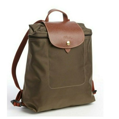 longchamp rucksack khaki