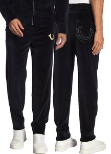 black true religion jogging suit