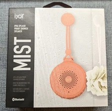 iJoy MIST Shower Speaker | Bluetooth | IPX4 Splash-Proof | Salmon Pink | New