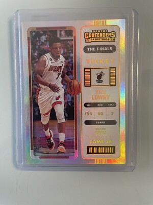 2022-23 Contenders - Finals Ticket /49 - Kyle Lowry #90 - Miami Heat