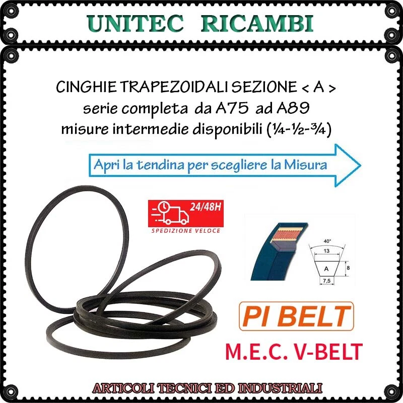 Cinghia Trapezoidale Sezione B42 L.1067 - Rif. 64156 - Foto 5