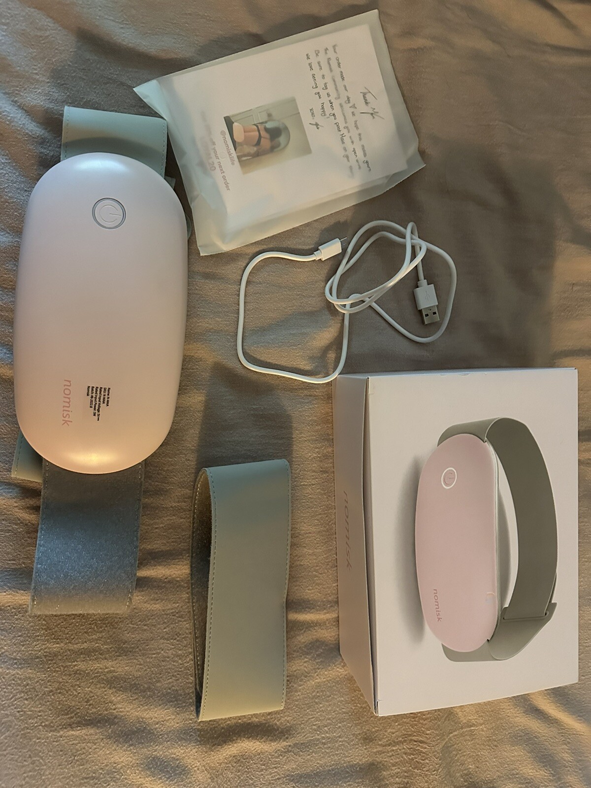 Nomisk Maia Heat and Massage Pad For Menstrual Cramp Period Pain Relief