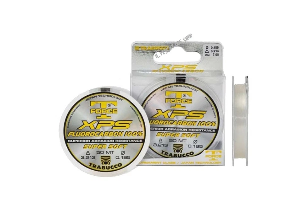FILO FLUOROCARBON TRABUCCO XPS FLUOROCARBON 100% SUPER SOFT 50 MT.