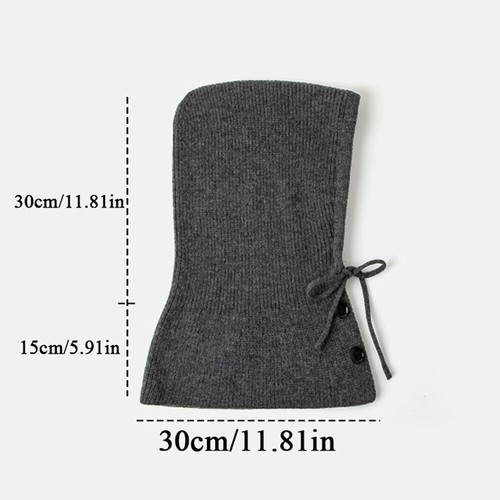 Thermal Knitted Balaclava Scarf Winter Ski Face Neck Warmer Snood Hood Hat Women - Picture 3 of 27