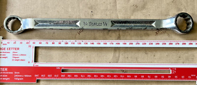 Snap On 3/4''-7/8'' 12PT Chrom Offset 12 PUNKT Schraubenschlüssel XV-2428