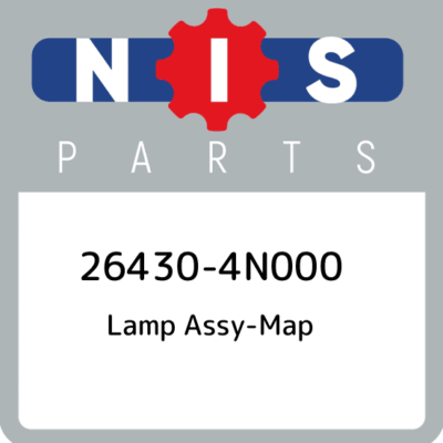 26430-4N000 Nissan Lamp assy-map 264304N000, New Genuine OEM Part