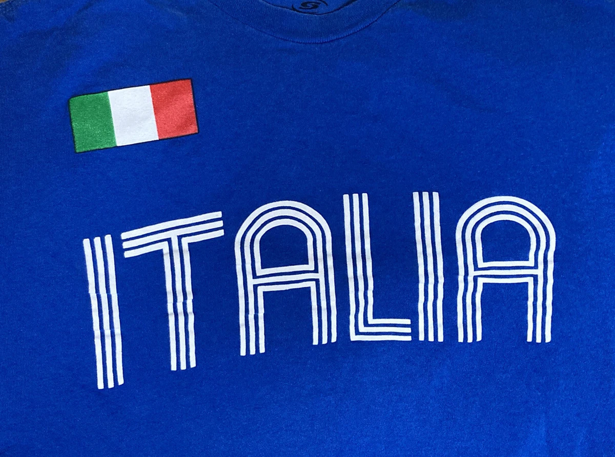 Italia Italy Gioco Del Calcio Shirt Size L Large T Shirt USED eBay