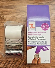XYRON Permanent Adhesive Refill Cartridge - Use with the Xyron Sticker maker NEW