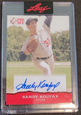 Sandy Koufax 2022 Pro Set Sports Auto SP signed Autographed Autograph ShortPrint
