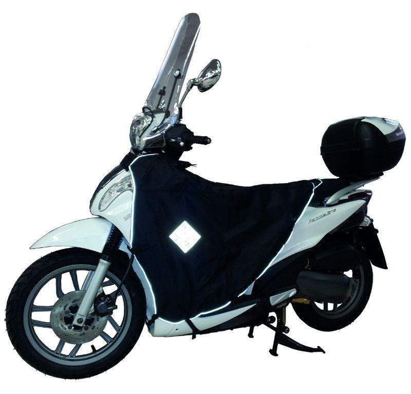 Tablier couvre jambe Kymco 125 avec système anti-flottement r168-x stable à haute vitesse