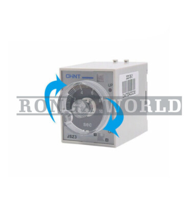 one CHNT JSZ3 A-B  AC380V Energized Delay Time Relay+Base New