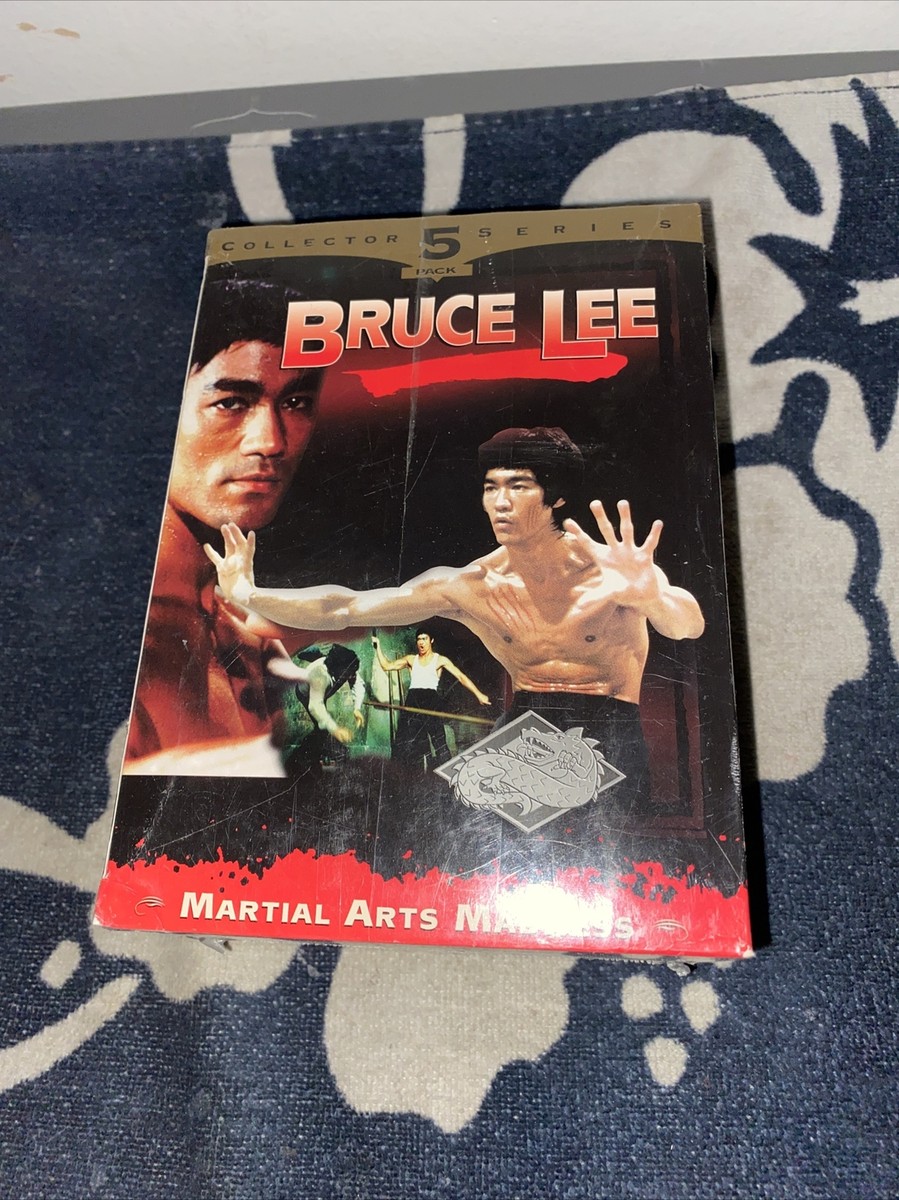 Bruce Lee Martial Arts Madness VHS Movie 5 Pack Collector