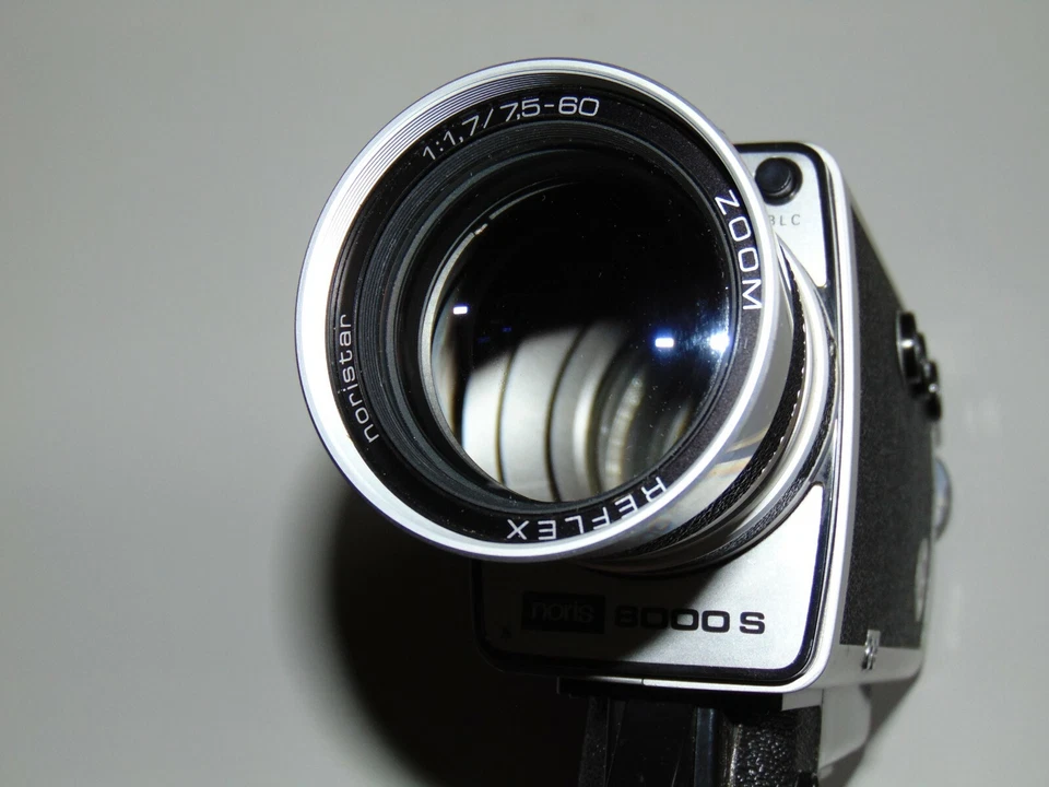 Noris 8000 S Filmkamera Lens Objektiv Reflex Noristar 1,7/7,5-60 zoom mit Gegenl - Bild 4 von 4