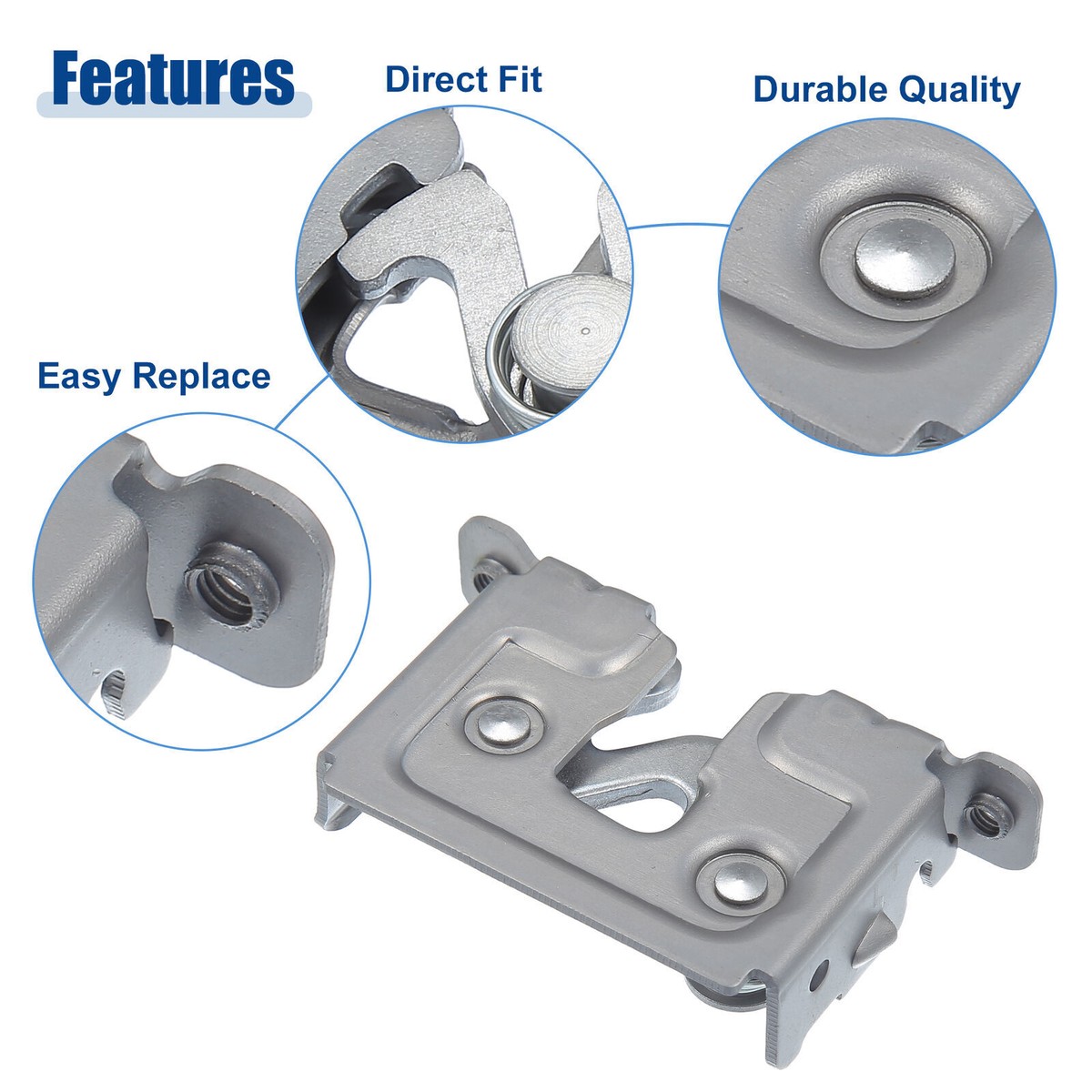 Frankberg Hood Lock – Perfect Fit For BMW 1, 3, 5, 6 Series & X Models (2001-2015) – Direct Replacement #51237115229