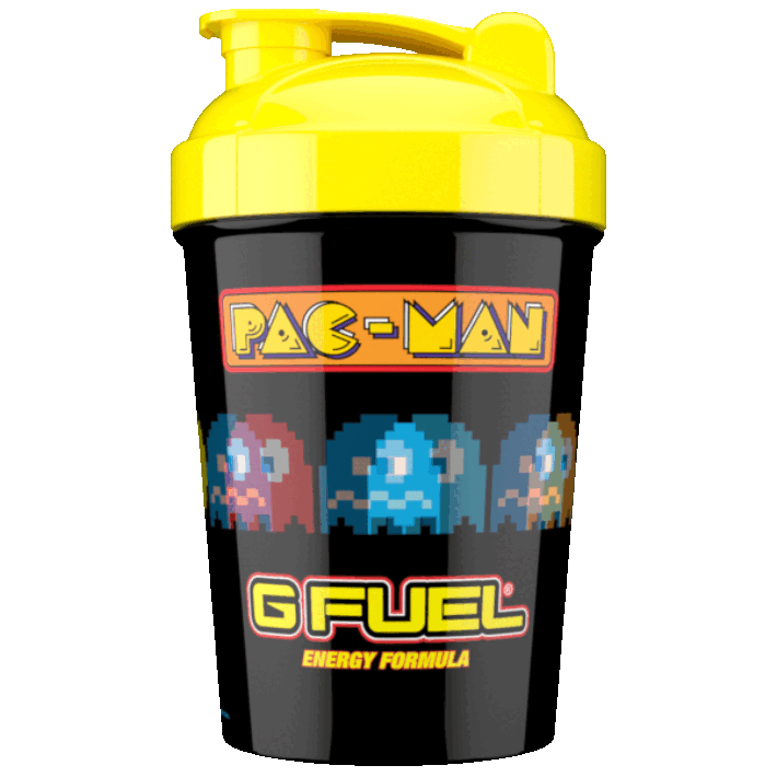 G Fuel Pac-Man Ghost Gang Lenticular Collector's Shaker Cup ONLY