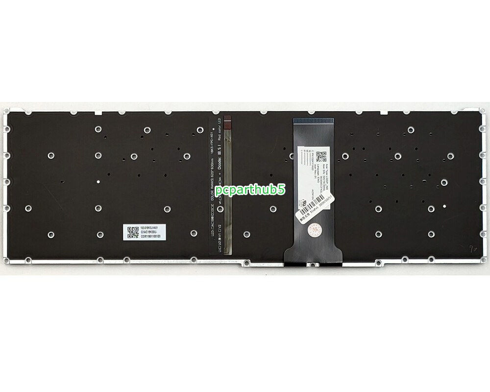 new net - Tastiera Compatibile con Notebook Acer Nitro 5 AN517-43, AN517-45, AN517-52, AN517-52-5744, AN517-52-59RD [Senza Frame - Colore Tasti Rosso - Retroilluminata - Layout ITA new net - Tastiera Compatibile con Notebook Acer Nitro 5 AN517-43, AN517-45, AN517-52, AN517-52-5744, AN517-52-59RD [Senza Frame - Colore Tasti Rosso - Retroilluminata - Layout ITA