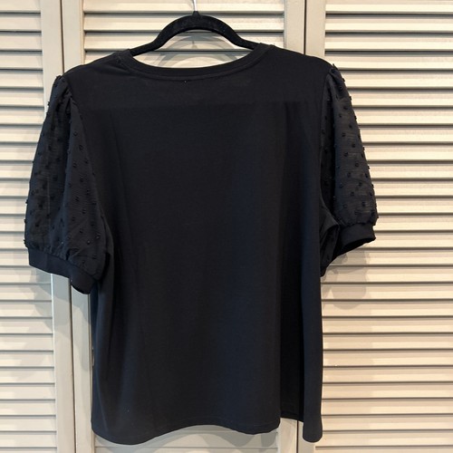 CeCe Top Mixed Media Size L NWOT - Picture 5 of 5