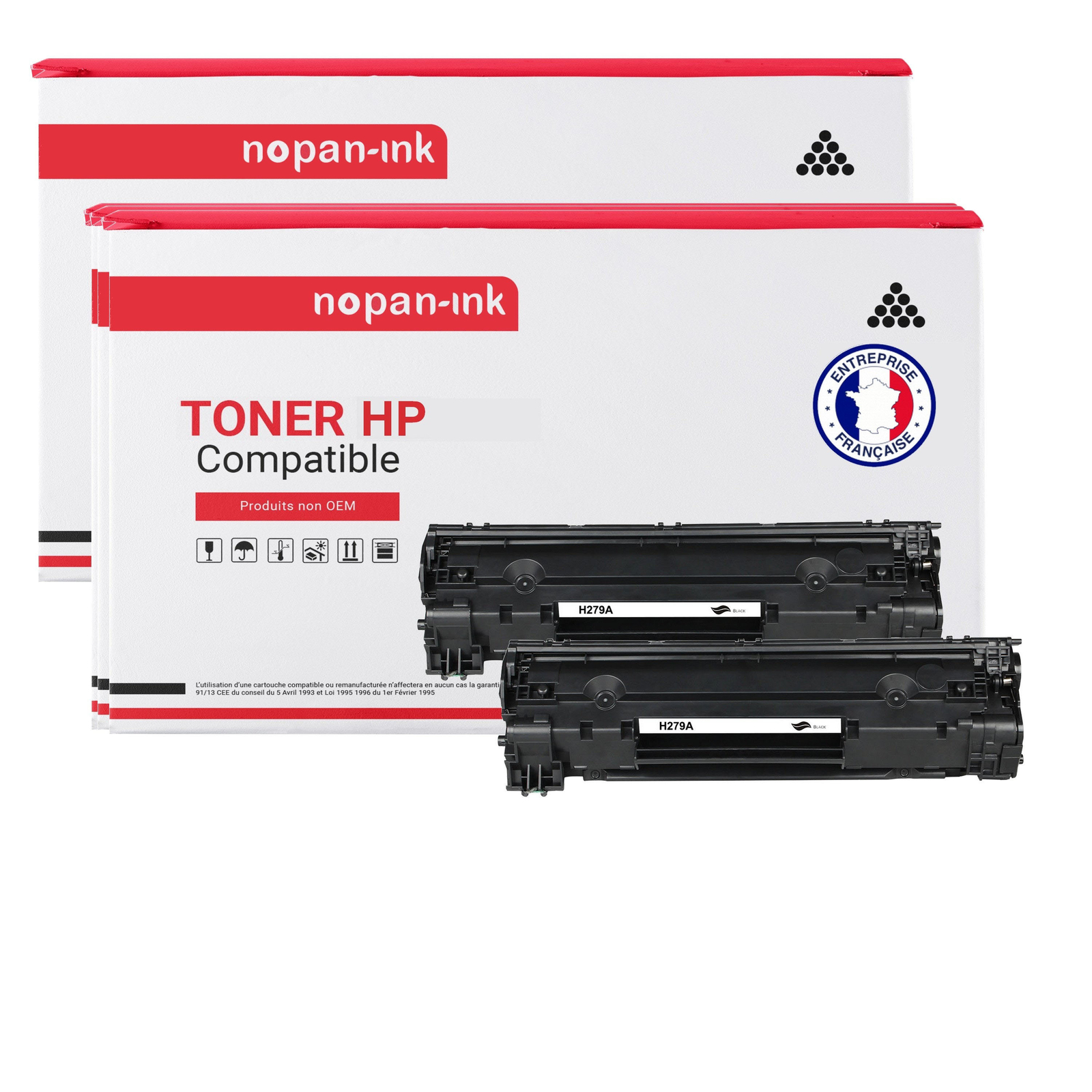 Toner CF279A 79A noir haute précision pour des textes ultra nets sur HP
