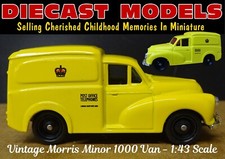 MORRIS MINOR 1000 VAN IN YELLOW POST OFFCE TELEPHONES LIVERY; 1/43 SCALE DIECAST