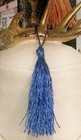 Interior Design Decor Beads Wood Long Garland w Custom Tassels Boho Home Styling — photo 2