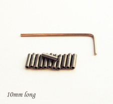 Steg Sattel H&ouml;he Schrauben & Schl&uuml;ssel, Medium 10 mm Edelstahl f&uuml;r Squier/Metrische Strat