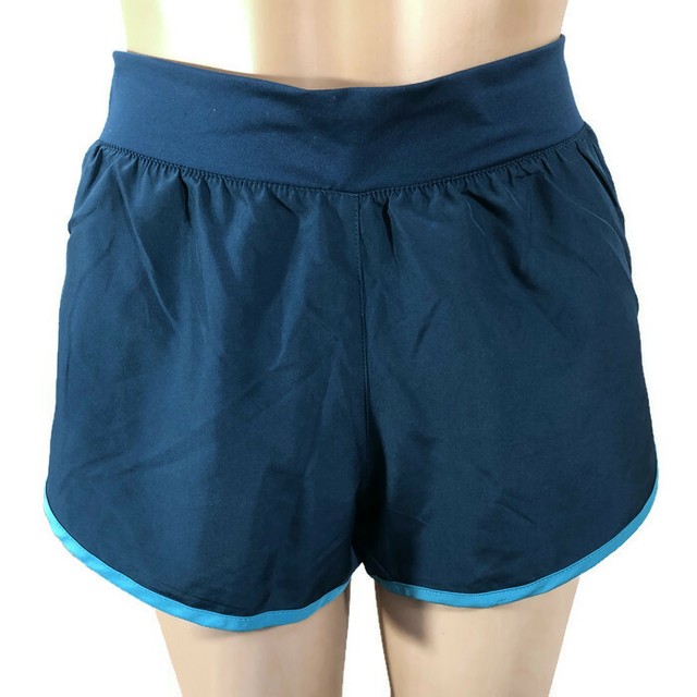 NWT Adidas Shorts AJ2149 Womens Size L Blue Green Climalite Fitness