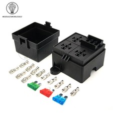 DC12V 4PIN/5PIN Universal Car Truck Relay 3-way Switch Control Fuse Holder Relay