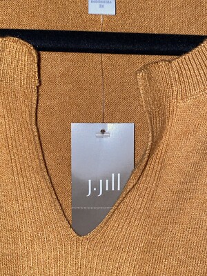 J Jill Sweater Womens Plus 2X Brnsdbrass  Soft Fabric NWT
