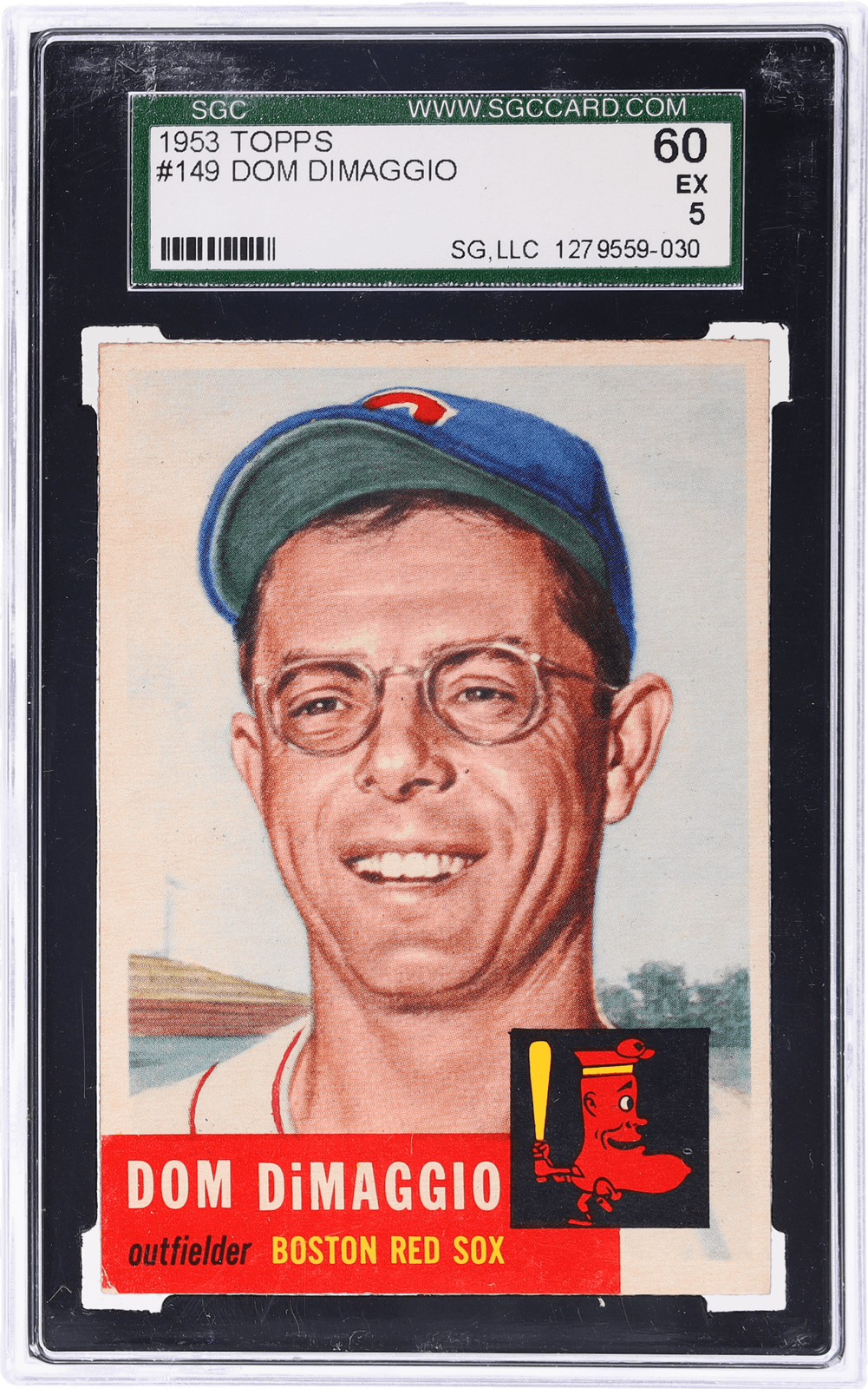1953 Topps Dom Dimaggio #149 SGC 5
