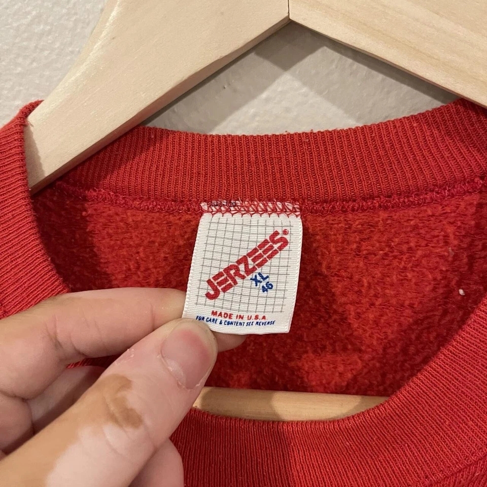 Moletom vermelho vintage anos 90 Cataratas do Niágara - Imagem 3 de 4
