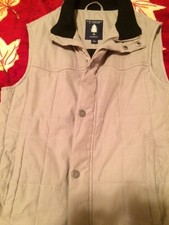 Roundtree And Yorke Women's Quilted Tan Outdoor Vest, Size Small, Nwot