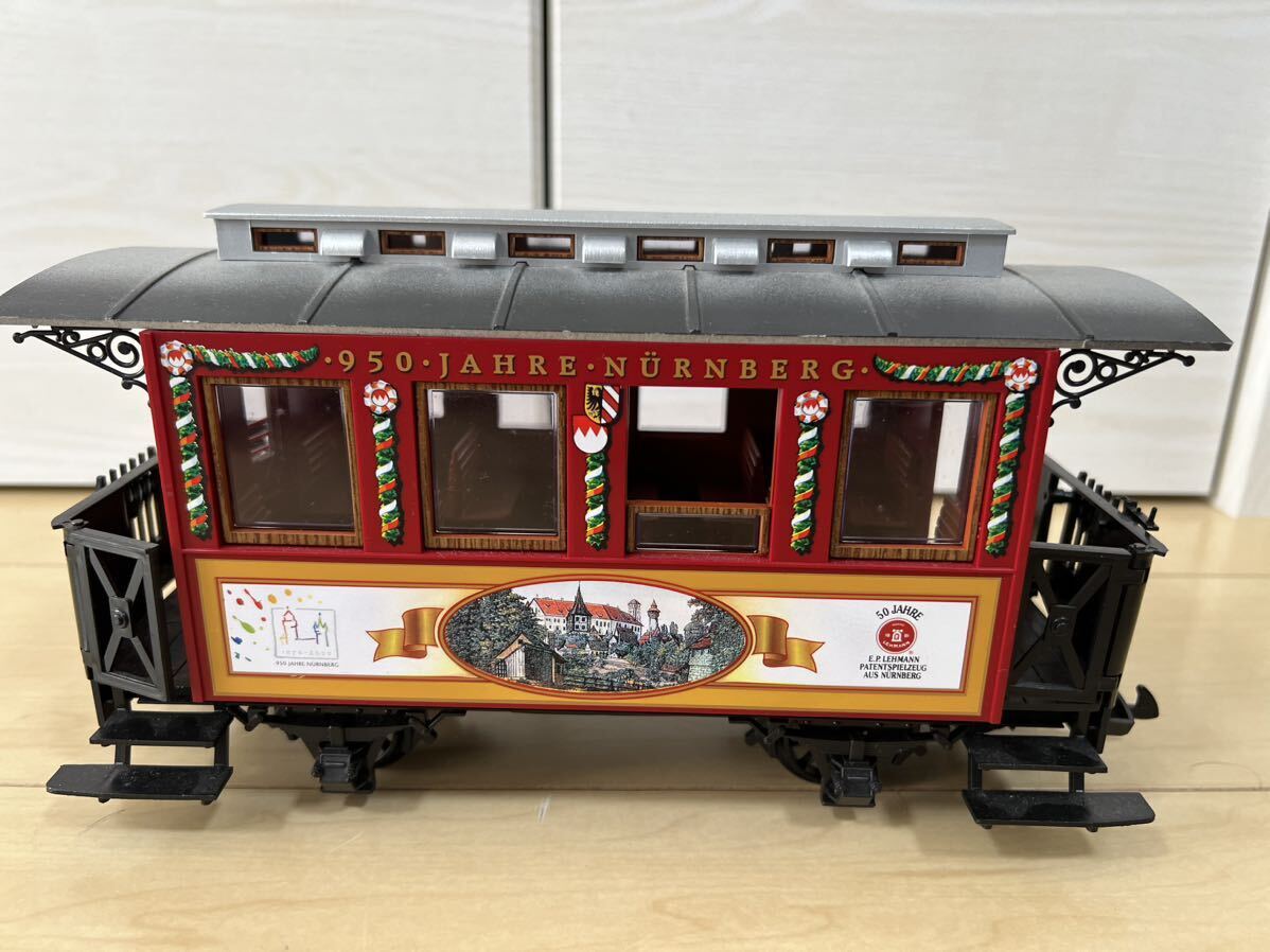 Model Train LGB by Lehmann 50 Jahre Passenger Car Set N Gauge Made