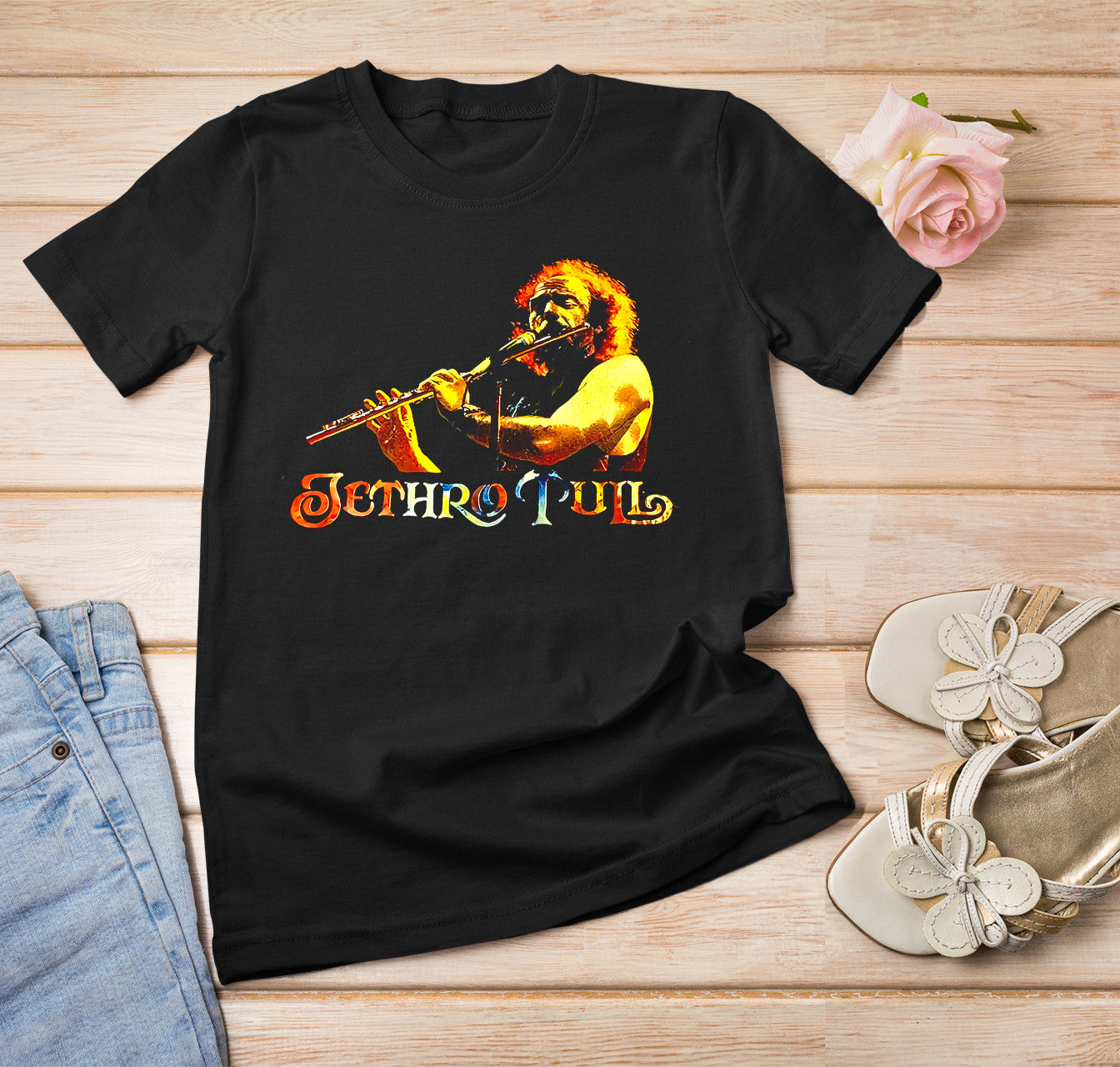 Reprint Jethro Tull North American 1991 Concert Black Cotton S-234XL T-shirt