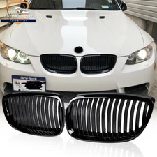 Gloss Black Front Kidney Grill for BMW E92 E93 M3 328i 335i Coupe 07-13 Pre-LCI