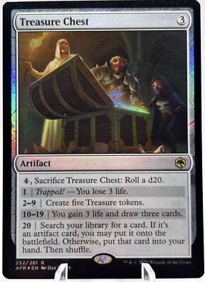 Treasure Chest 252/281 Foil Adventures in the Forgotten Realms AFR MTG NM