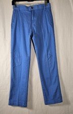 Tommie Hilfiger Pants Boys Youth Size 18 Blue Adjustable Waist Pockets Dress