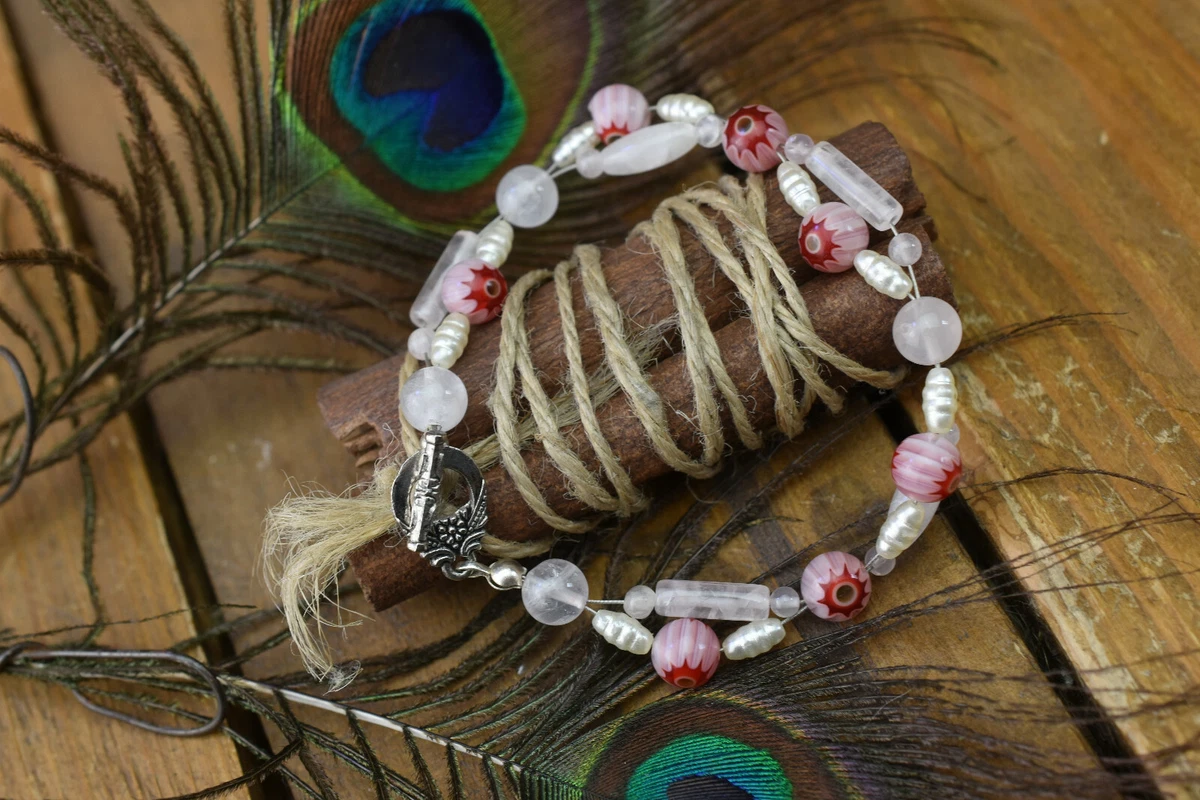 Rose quartz online bracelet ebay
