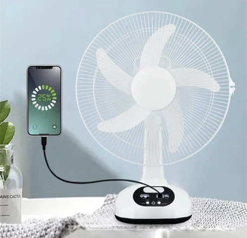 360° Outdoor Portable Camping Fan for Tent LED Light USB Rechargeable - Picture 4 of 11
