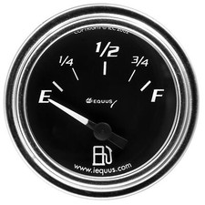 Equus 2 Chr Fu Ga Frdchr E73612 In. Chrome Fuel Level Gauge Ford Chrysler