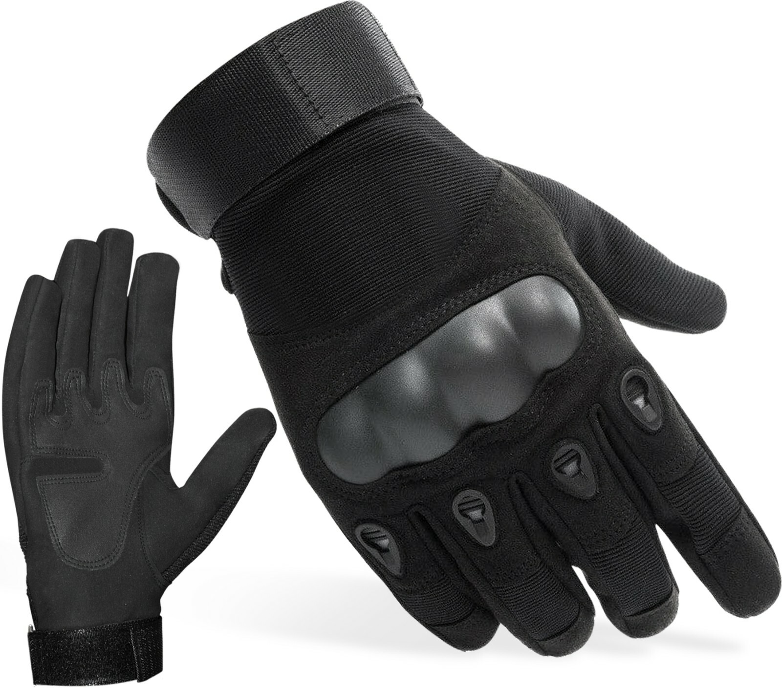Guanti moto in pelle Estate Hard Knuckle Touchscreen Biker Moto