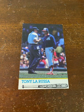 1986 White Sox Chicago Tony La Russa Baseball Card Coca Cola - FREE SHIPPING