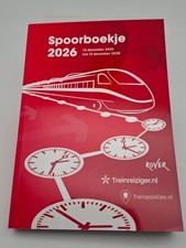new 2026 Train Time Table Kursbuch Netherlands Niederlande Holland Pays-Bas NEU