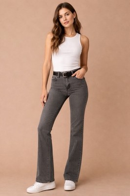 Levis 512 Perfectly Slimming Bootcut Jeans Black Gray Wash Womens Size 8 26x29