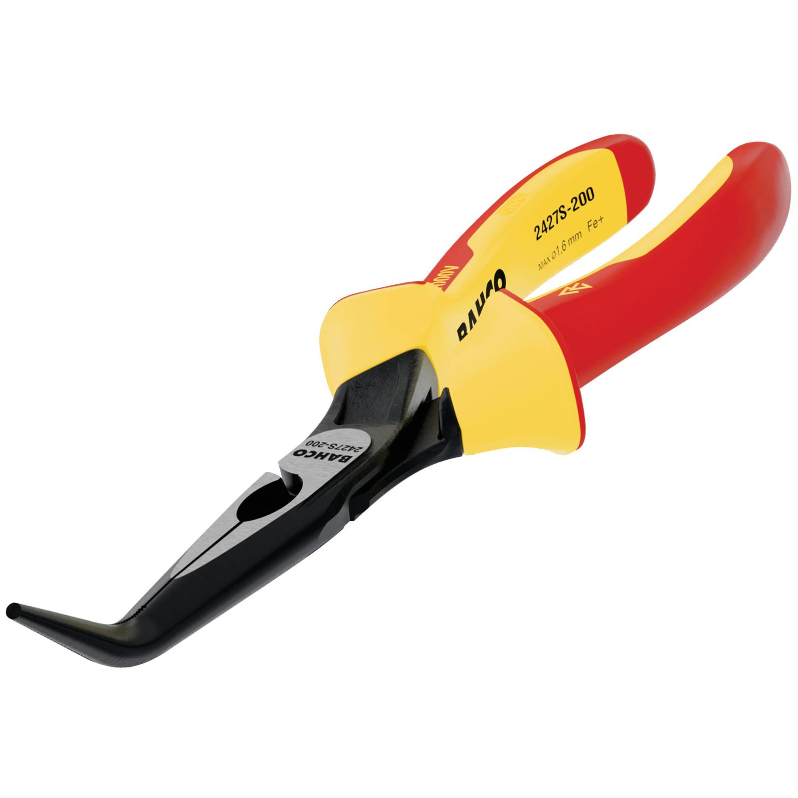 Bahco 2427S ERGO™ Insulated 45° Bent Nose Pliers 200mm (8in) BAH2427S200 - Image 2