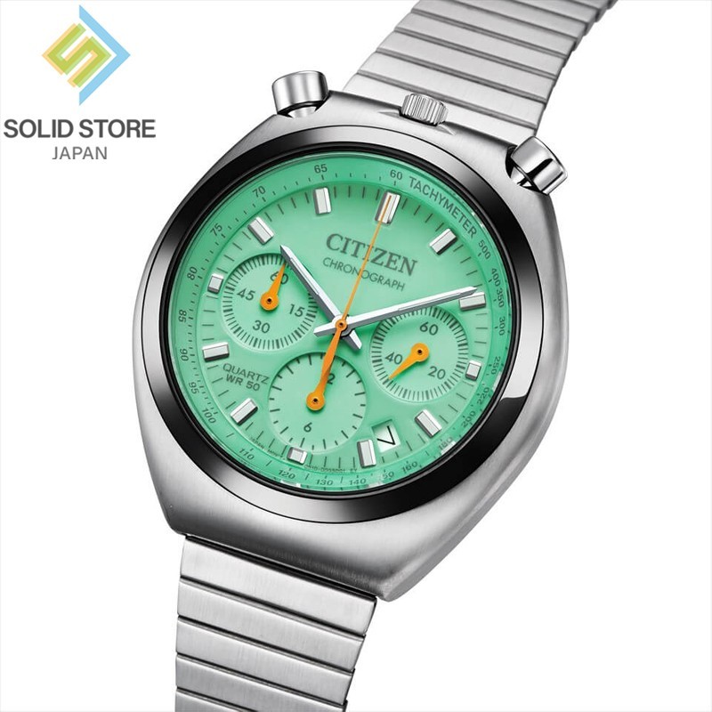 CITIZEN Tsuno Chrono AN3660-73X Playground Edition Green Dial