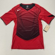 HV1178 Nike Total 90 Mens Dri-FIT Short-Sleeve Soccer Jersey Red Black Size Vary