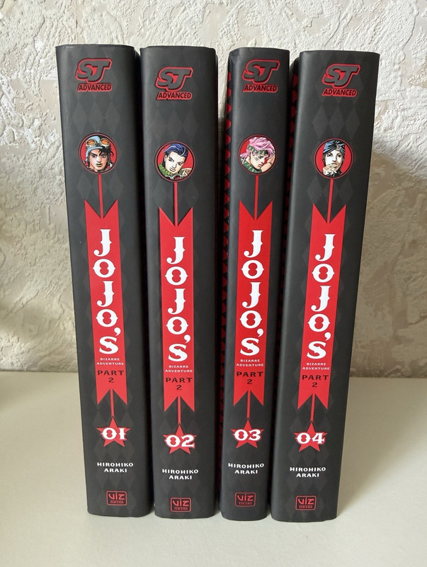 JoJo's Bizarre Adventure Part 2: Battle Tendency Full Hardcover Set English