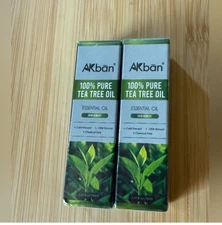 Akban Pure Tea Tree Oil Essential Oil Bundle of 2